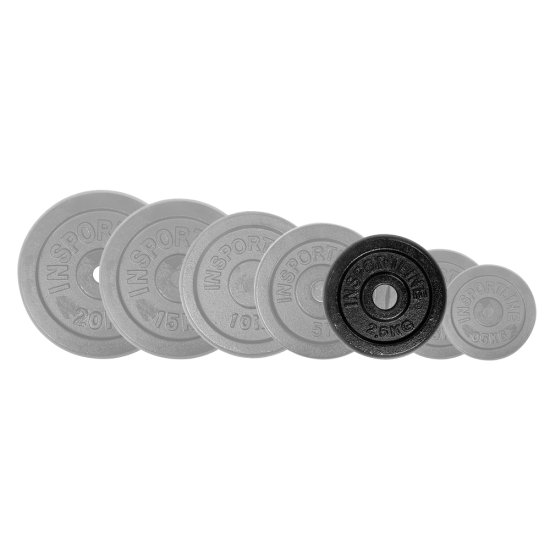 Чугунен диск inSPORTline Castblack 2.5 кг