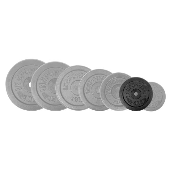Чугунен диск inSPORTline Castblack 1.25 кг