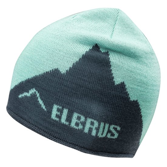 Дамска зимна шапка ELBRUS Reutte Wo s Светлосин - Тъмносин