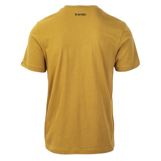 Мъжка тениска HI-TEC Simor - Жълт