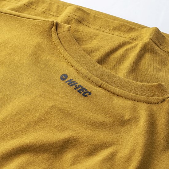 Мъжка тениска HI-TEC Simor - Жълт