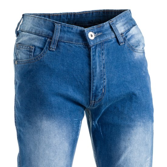 Мъжки мото джинси W-TEC Shiquet, Син