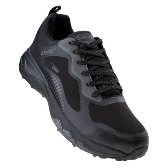 Мъжки туристически обувки HI-TEC Helvis WP - черен - сив