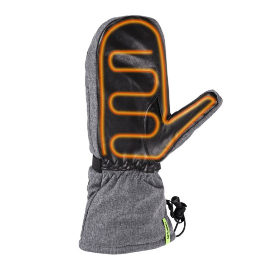 Ръкавици с подгряване W-TEC HEATtero - сив