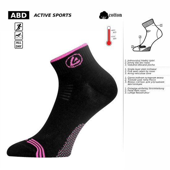 Спортни чорапи LASTING ABD 948