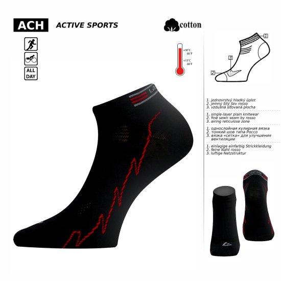 Спортни чорапи LASTING ACH-983
