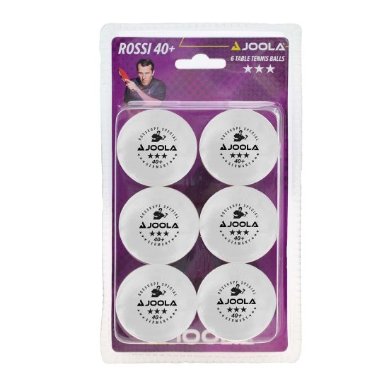 Топчета за тенис на маса JOOLA Rossi*** 6 бр., Бял