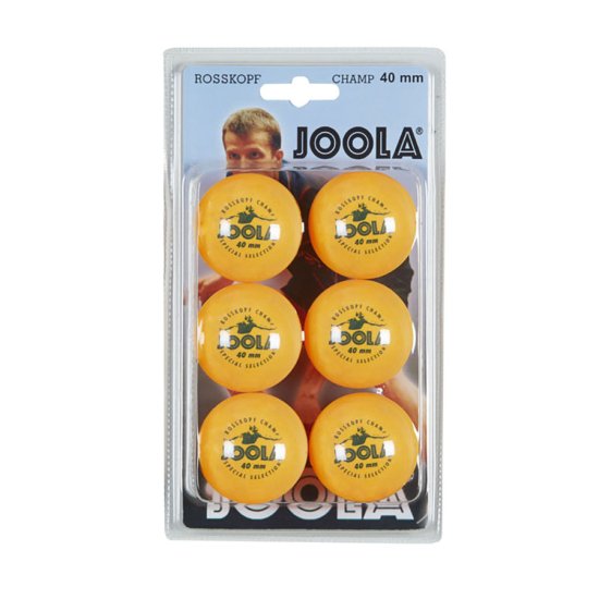 Топчета за тенис на маса JOOLA Rossi Champ 6 бр., Оранжев