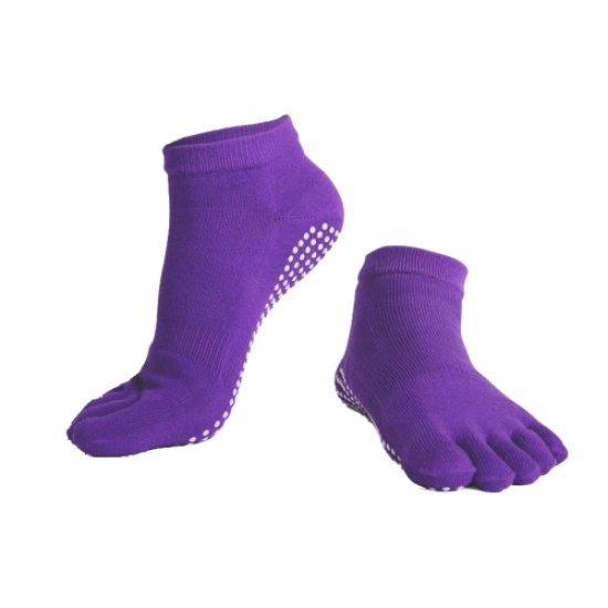 Чорапи за йога с пръсти MAXIMA едноцветни