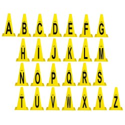 Пластмасови конуси inSPORTline Alphabet 23 см