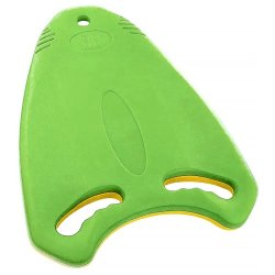 Дъска за плуване MAXIMA, 44x32x3.5 см, Жълт / Зелен