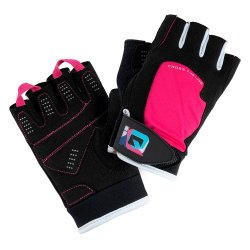 Фитнес ръкавици IQ Mill II - Черен - Розов - Бял