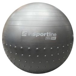 Фитнес топка inSPORTline Relax Ball 65 см - Сив