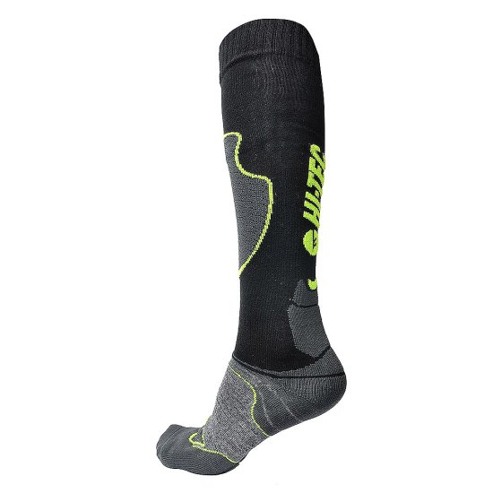 Мъжки чорапи HI-TEC New Ice, Черен/Зелен