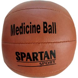 Кожена медицинска топка SPARTAN 1 кг