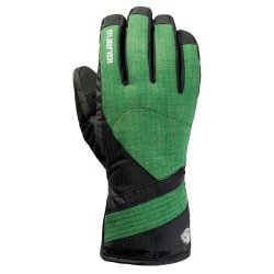 Мъжки зимни ръкавици IGUANA Richer - Зелен - Черен