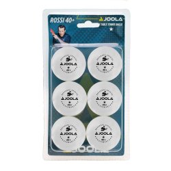 Топчета за тенис на маса JOOLA Rossi* 6 бр., Бял