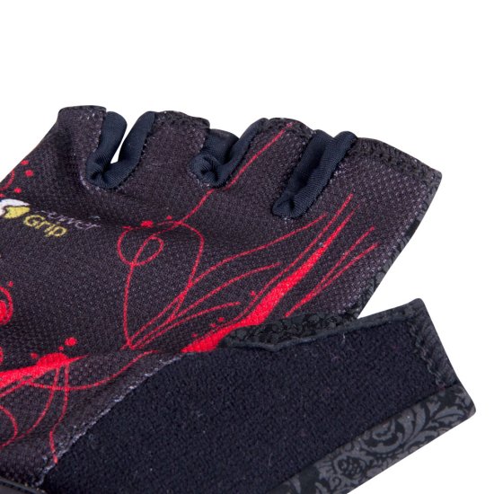 Вело ръкавици W-TEC Mison, Черен/червен