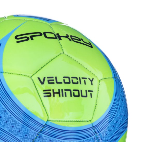 Футболна топка SPOKEY Velocity Shinout, Син / Зелен