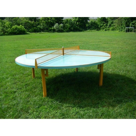 Тенис маса - кръгла, за игра на открито