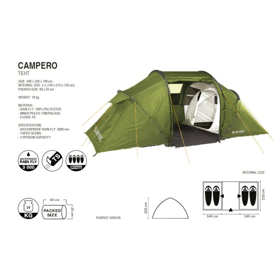 Палатка HI-TEC Campero 4