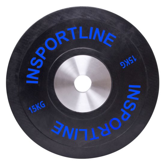 Олимпийска тежест inSPORTline Bumper Plate 15 кг