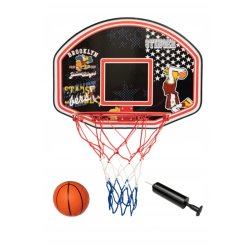 Комплект баскетболно табло с ринг и топка SPARTAN