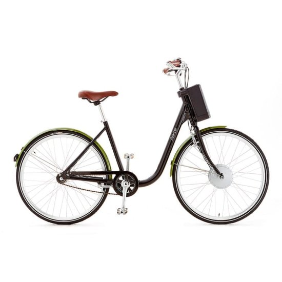 Електрически велосипед Askoll EB1 - Черен/Зелен