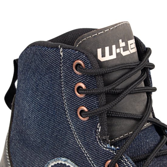 Мото обувки W-TEC Denimo - Син