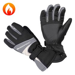 Ръкавици с подгряване W-TEC Boubin - Сив