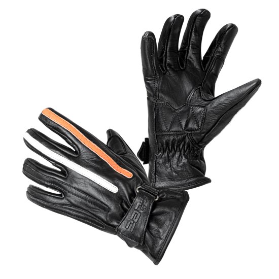 Мото ръкавици W-TEC Classic - Черен/Оранжев