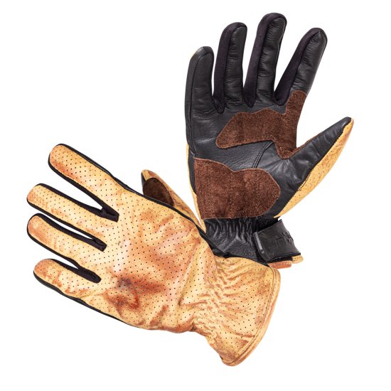 Мото ръкавици W-TEC Denver - Черен/Кафяв