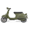 Електрически скутер MOTORETTA D1 PRO 4000 W - Зелен