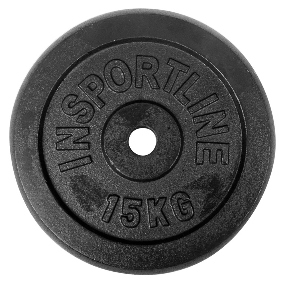 Чугунен диск inSPORTline Castblack 15 кг