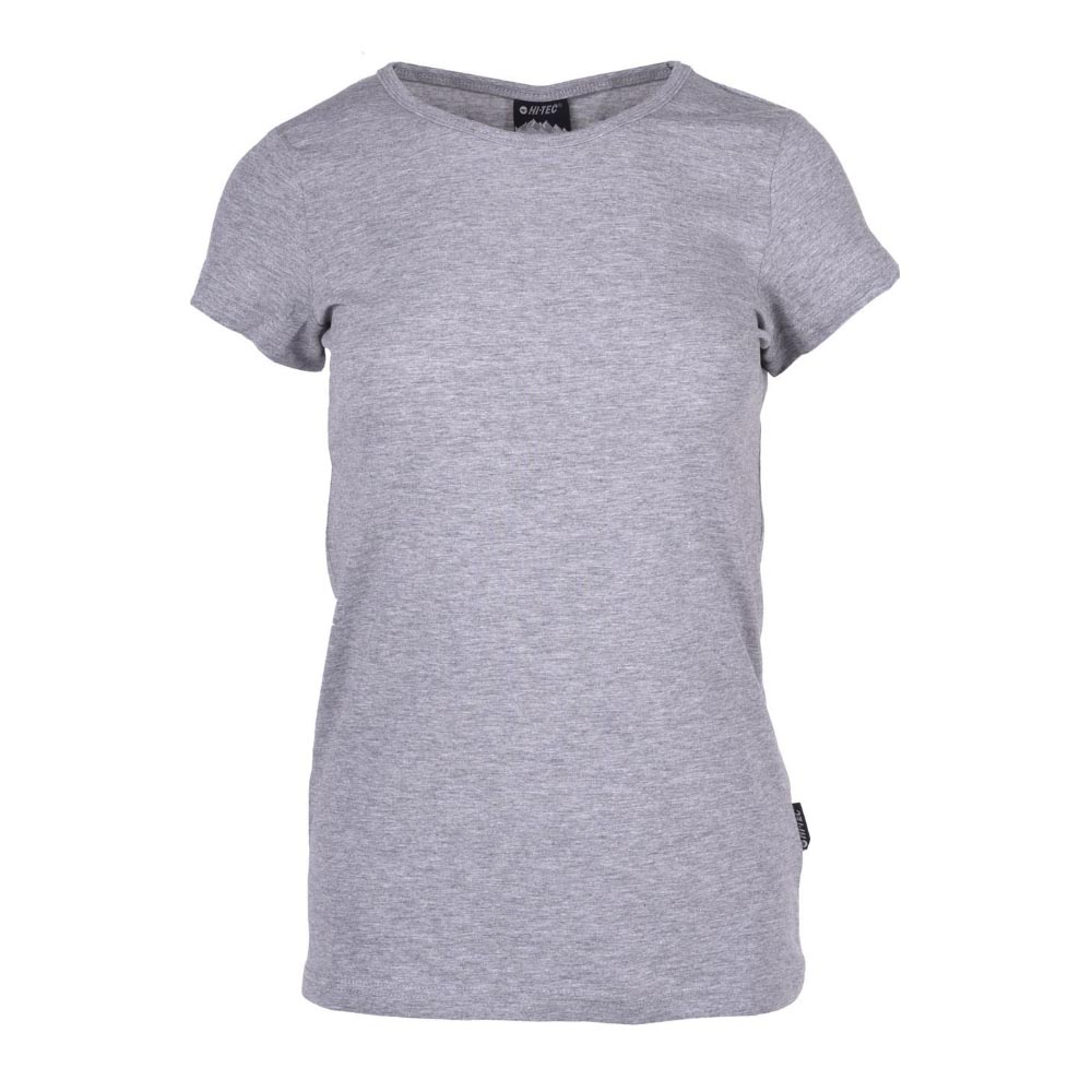 Дамска тениска HI-TEC Lady Plain Grey melange