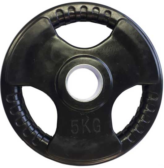 Чугунен диск с гумено покритие SPARTAN 2 x 2,5кг/50мм